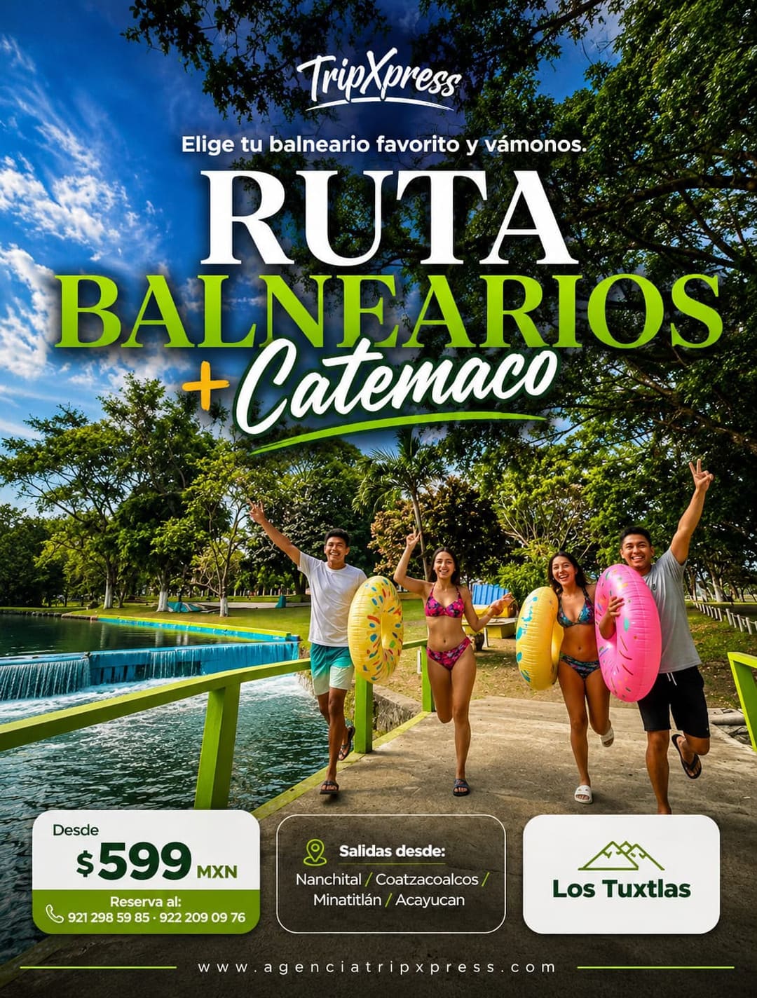 Flyer del viaje Ruta De Balnearios