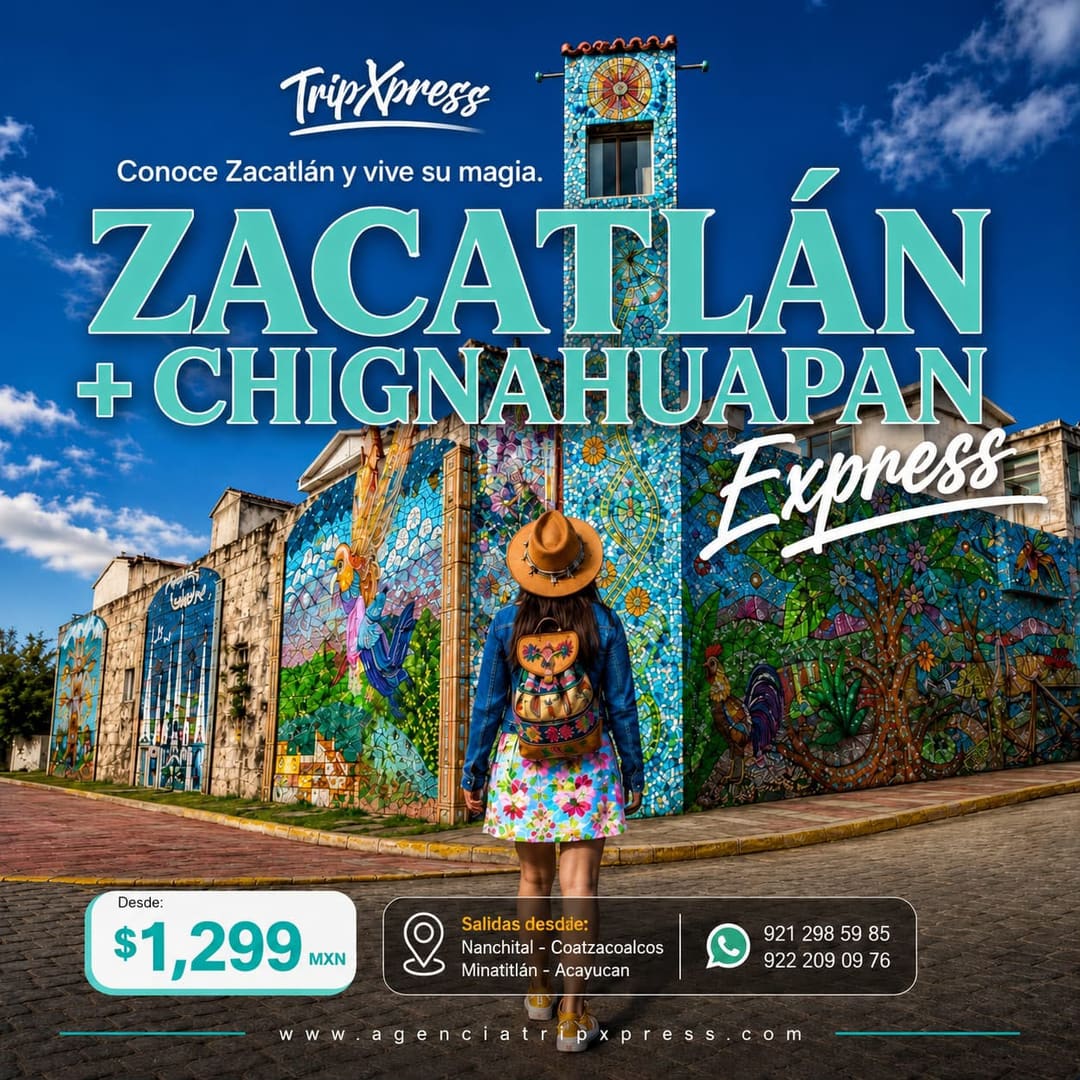 Flyer del viaje Zacatlán & Chignahuapan 2026