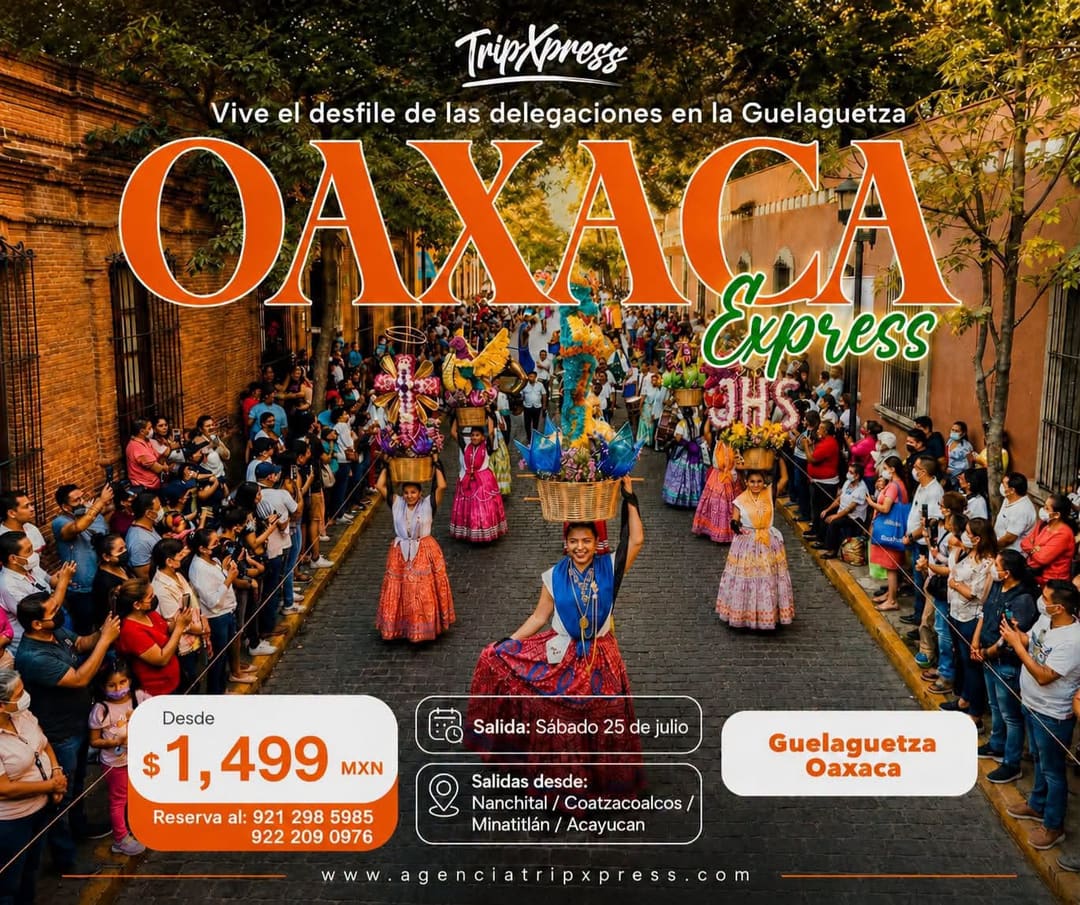 Flyer del viaje Tour Oaxaca Express